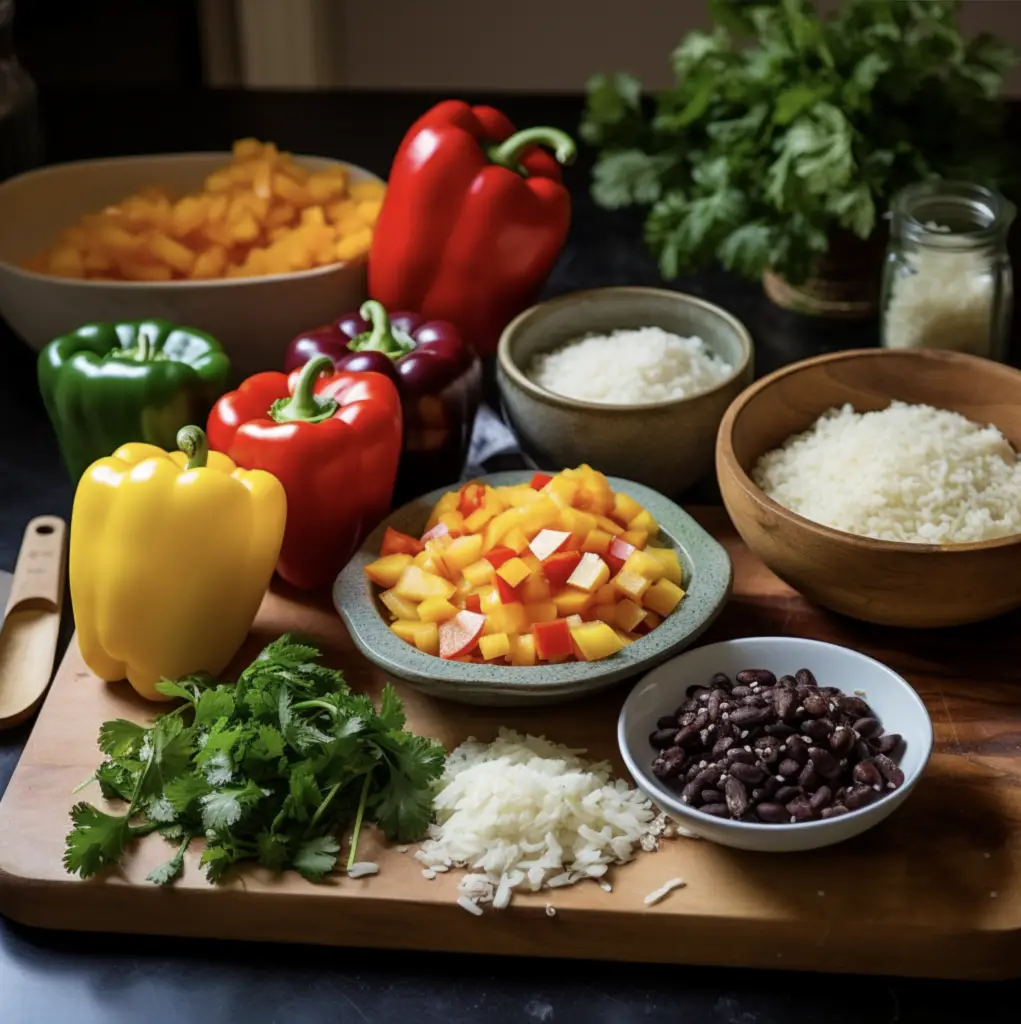 low carb stuffed peppers ingredients